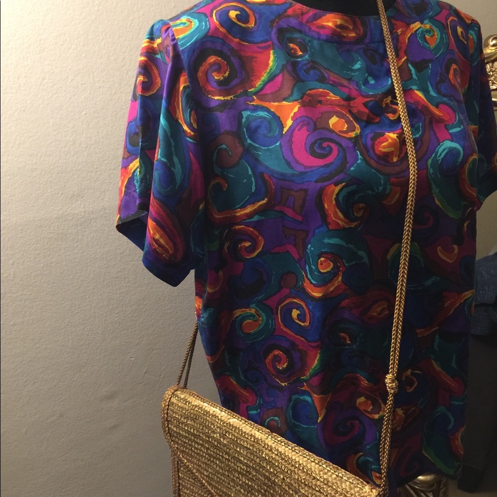 Vintage silk blouse!